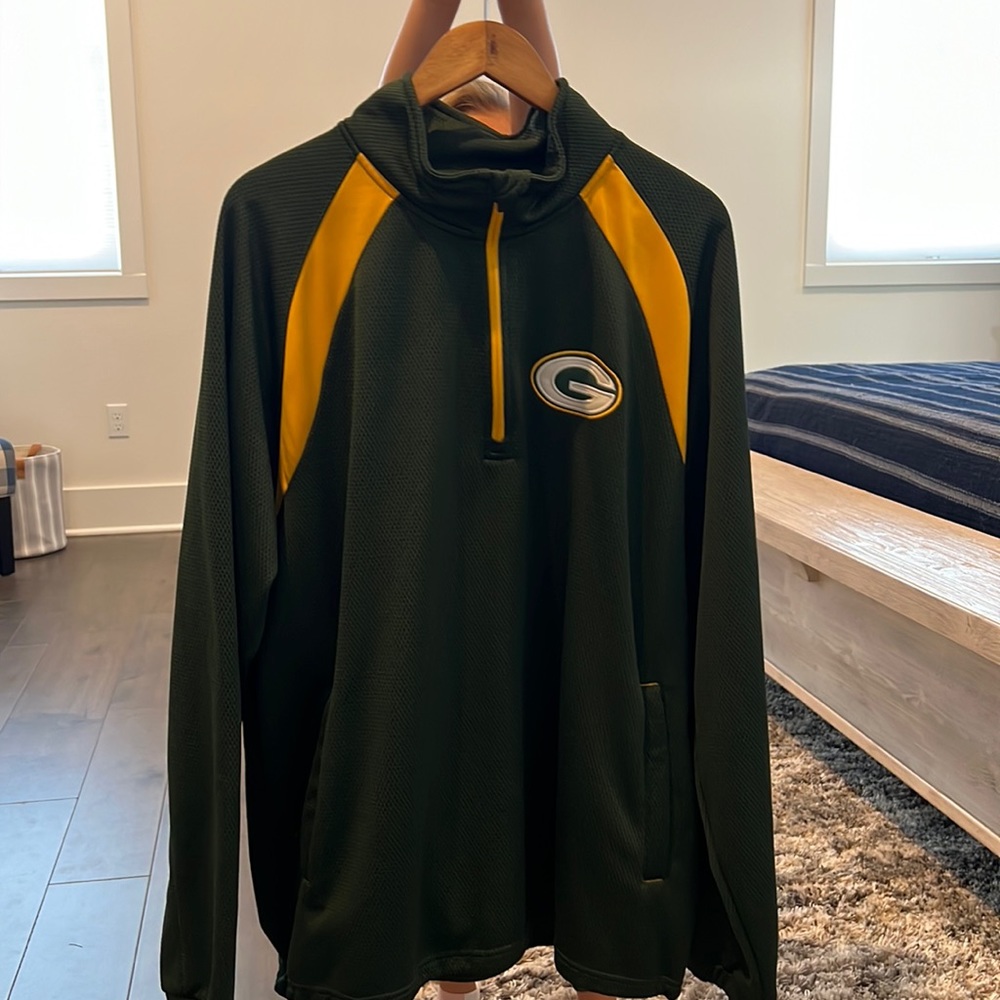 NFL Gear Green Bay Packers 3/4 Zip Pullover.